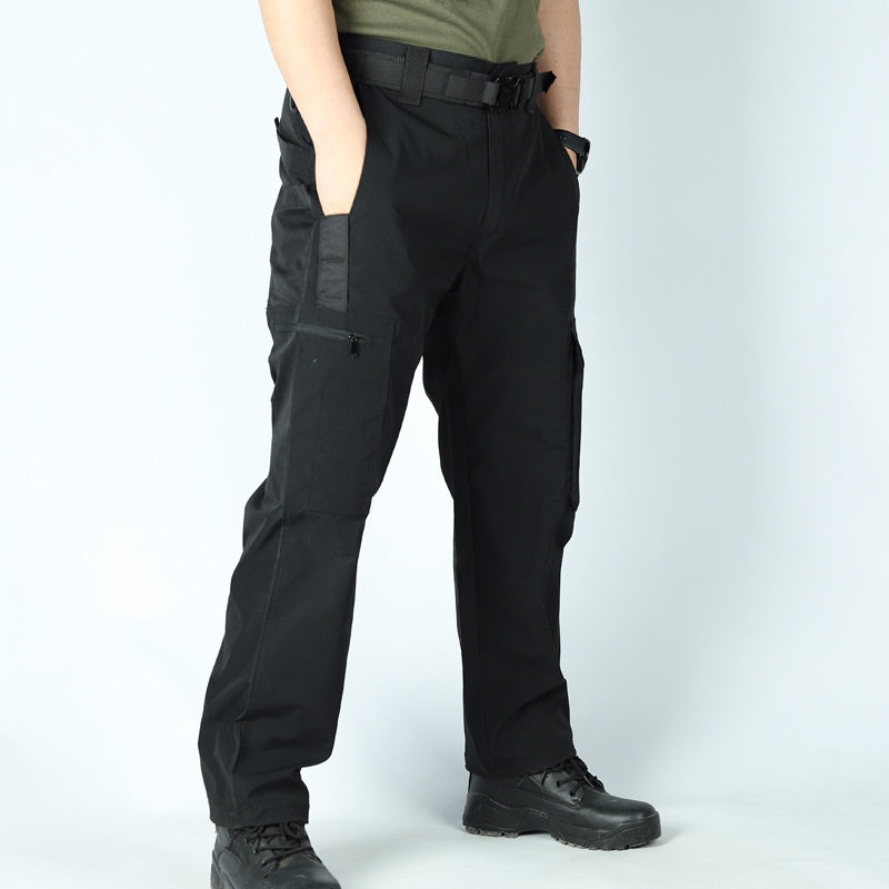 Men's Solid Color Breathable Long Cargo Pants