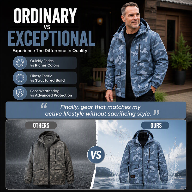 🧥 Stylish Camouflage Hooded Jacket | Bold Look & Everyday Comfort ✨