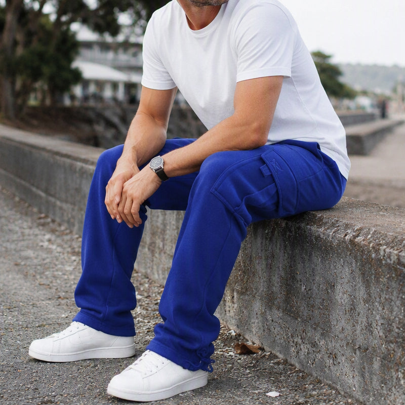 Men's Casual Drawstring Cargo Pants