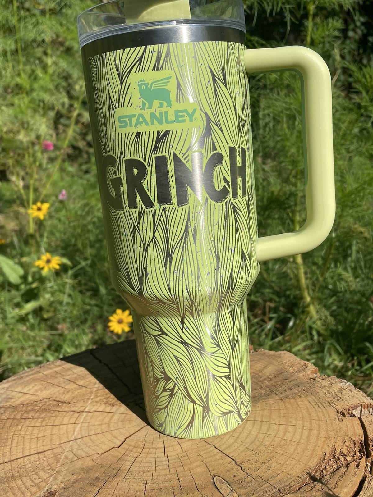 The Grinch Custom Stanley Adventure Quencher 40 Oz Tumbler/ Simple