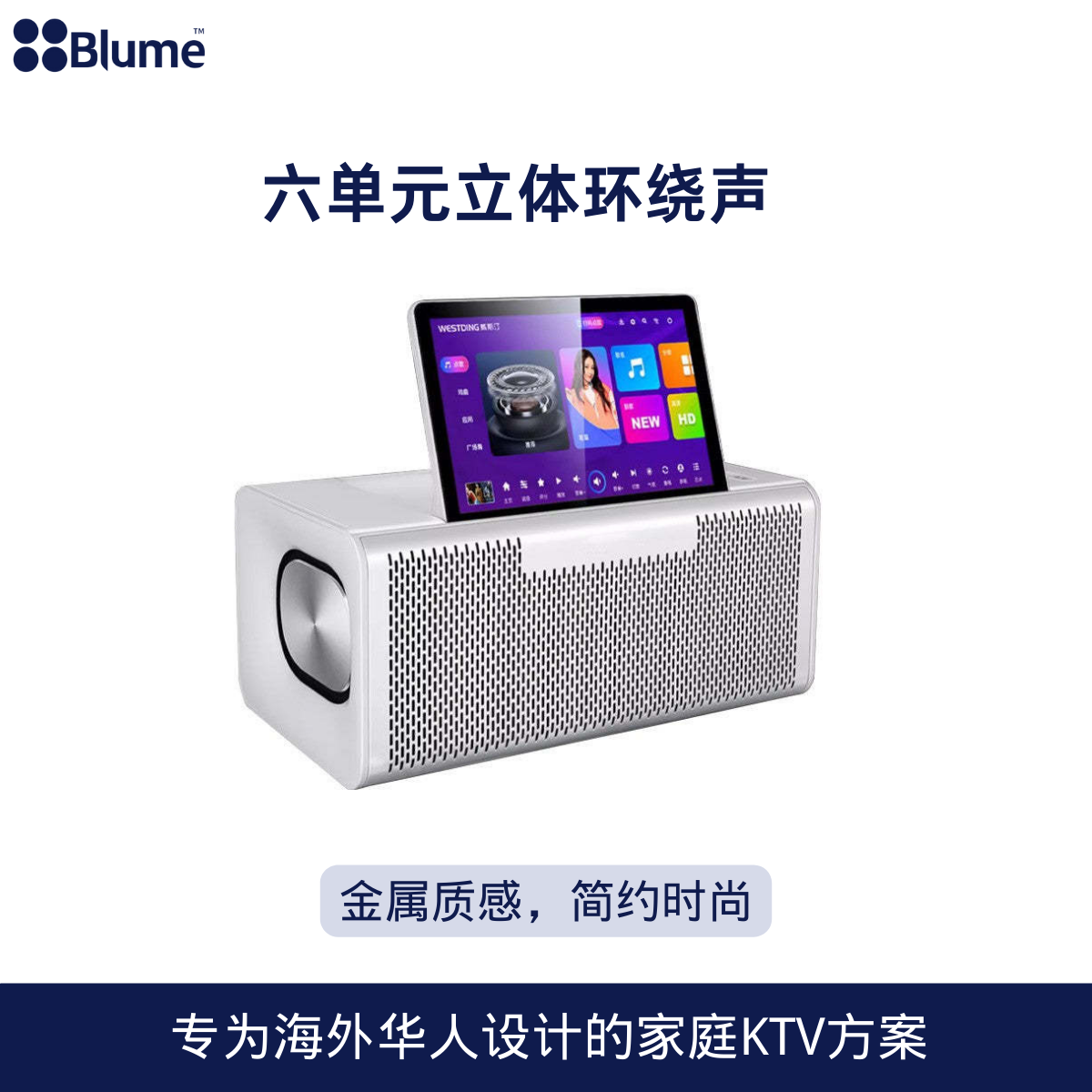 Blume蓝米2023新款六合一智慧屏点歌机