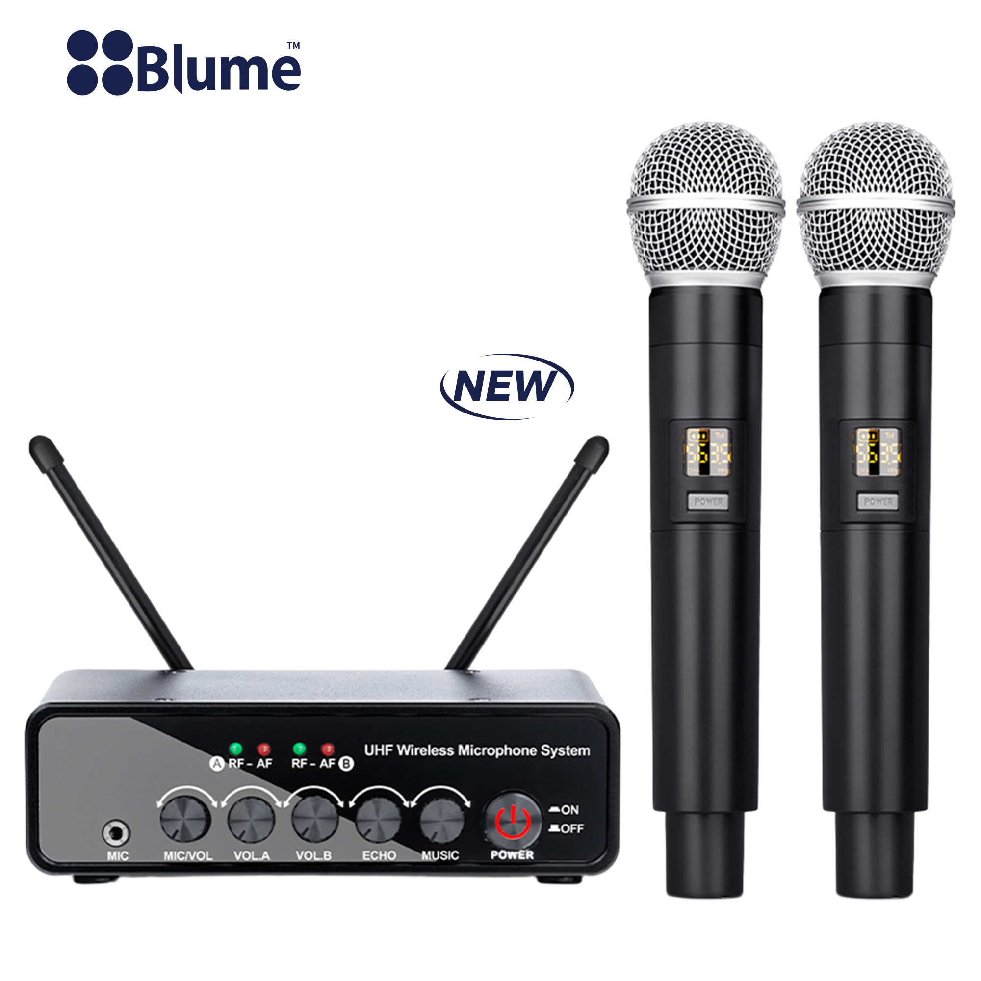 Blume 全能無線藍牙麥克風 適用於無功放/無麥克風點歌機（搭配自家音箱即用）（推荐搭配Air款/Mini款点歌机使用）