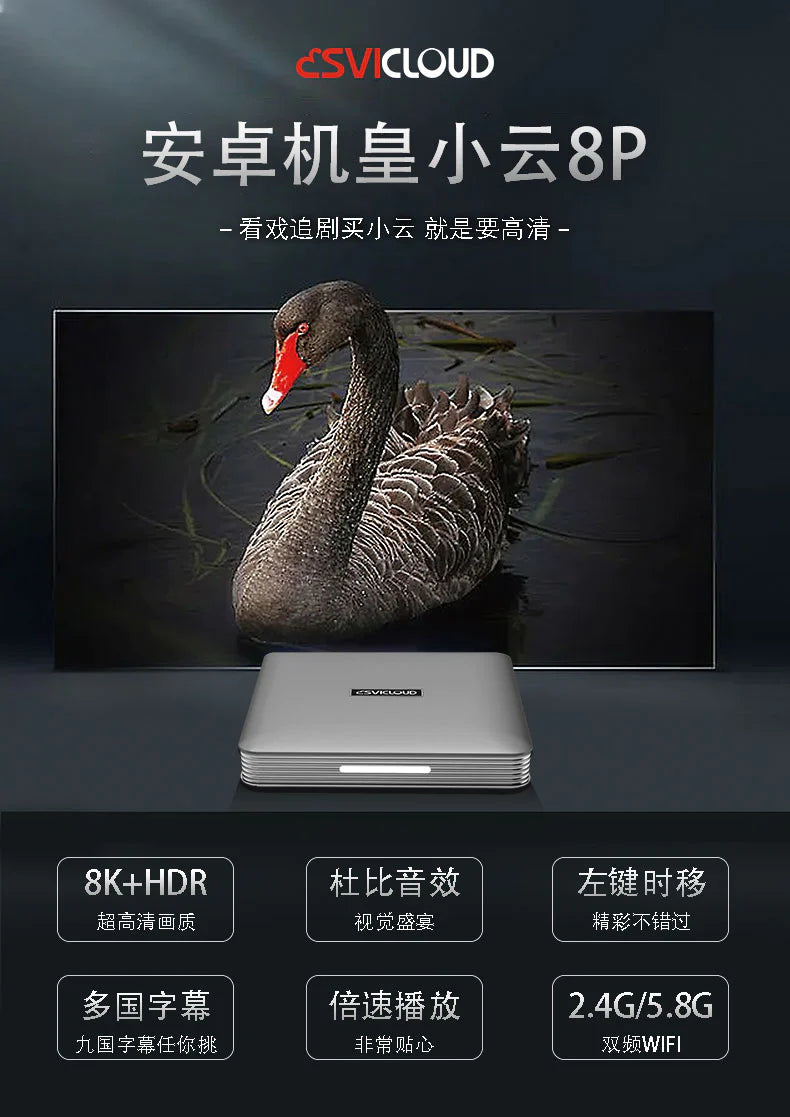 Blume-SVI CLOUD 8P Xiaoyun TV set-top box without regional 