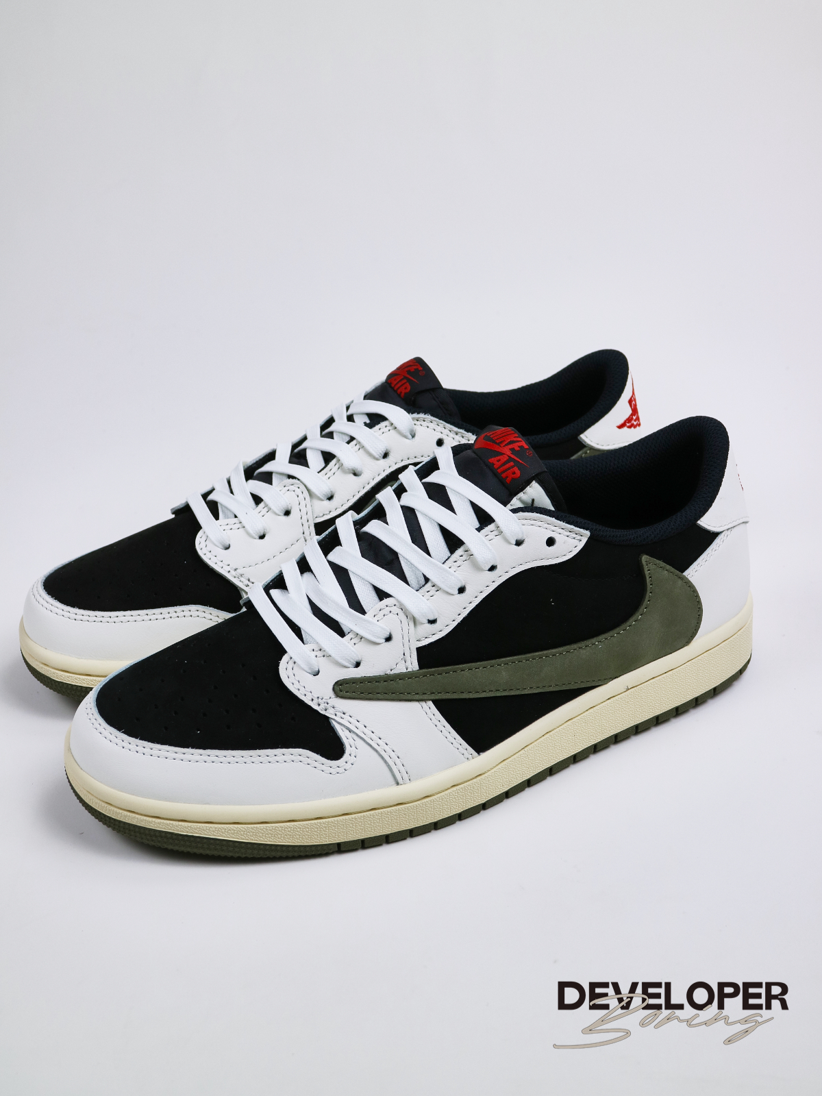 Travis Scott × Jordan 1 Retro Low OG SP Olive – DeveloperBoring