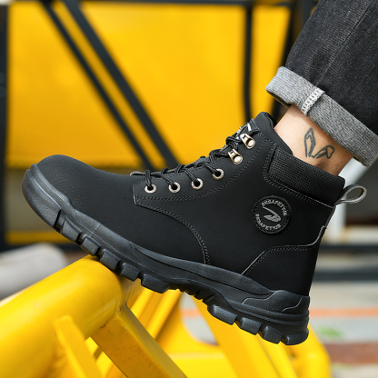 MICROFIBER-BLACK HIGH-TOP-Cadeshoes