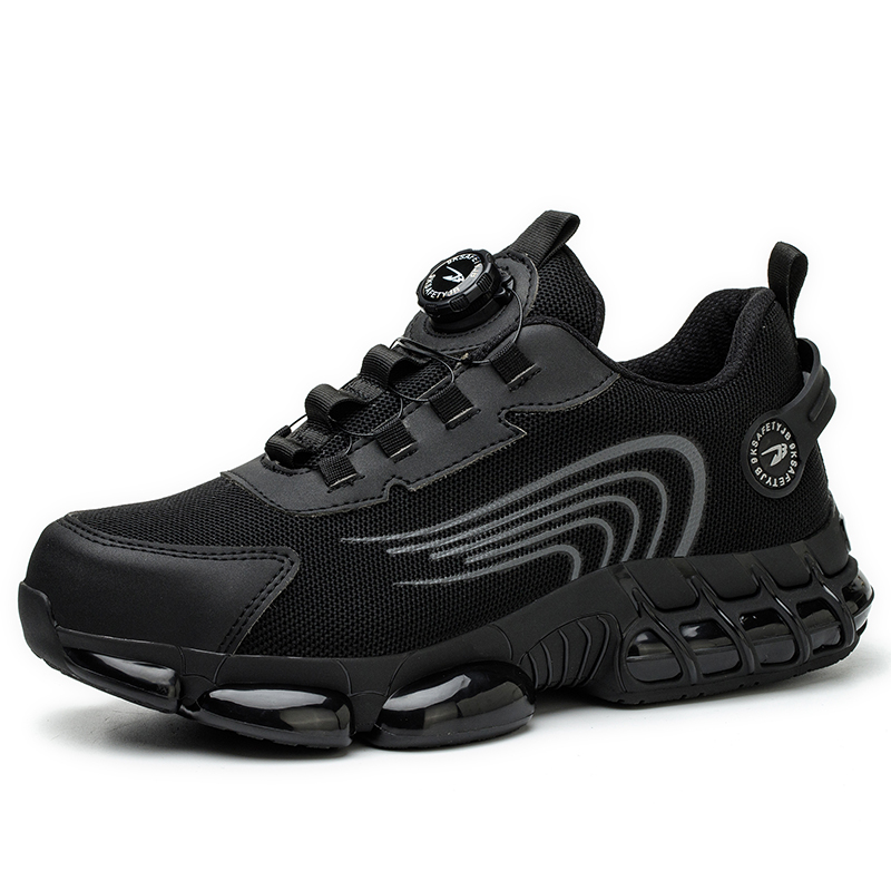 Air Cushion Knob Lace Up Work Shoes Soft Midsole Breathable Air Cushion Knob Lace Up Work Shoes Soft Midsole Breathable