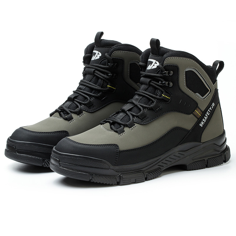 Steel Toe Tactical Safety Boots Kevlar Midsole Non Slip Shoes Cadeshoes