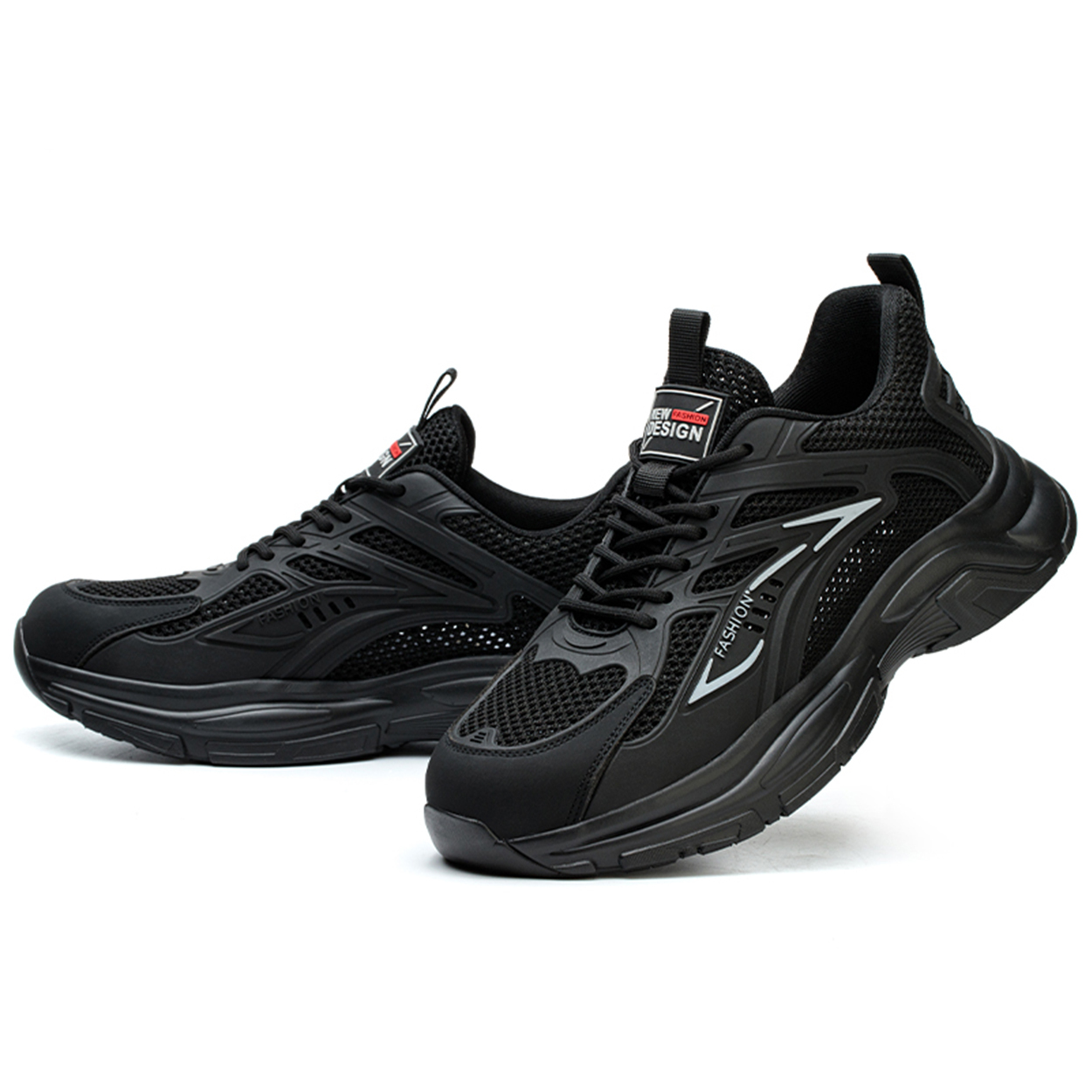 Cade Composite Toe Large Mesh Sneakers Comfortable Cushioned Work Shoes