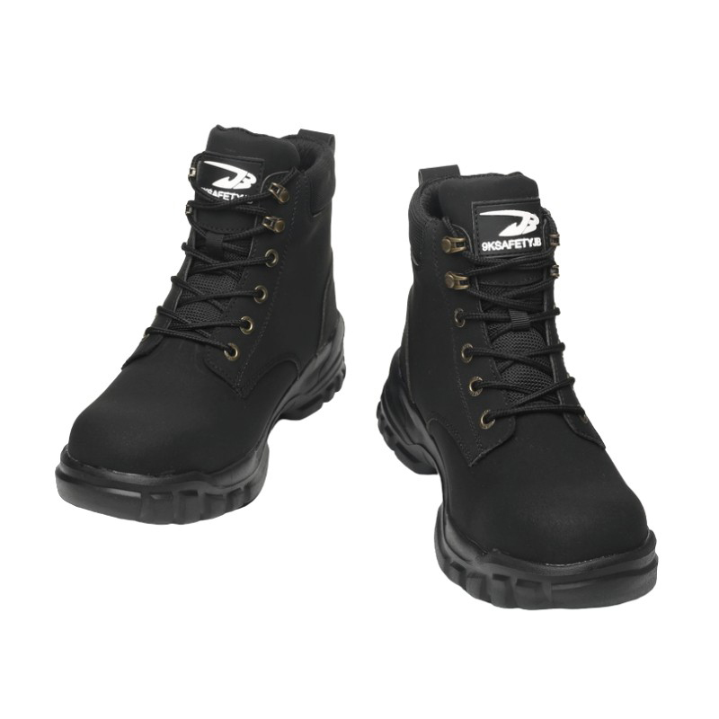 靴 GMBH High Top Workwear Boots High-Top Leather Classic Work Boots Waterproof Steel Toe Safety