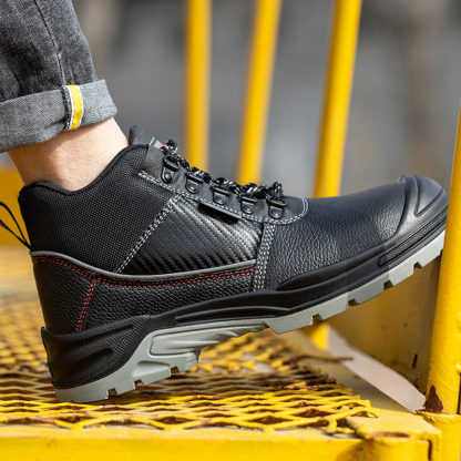 COWHIDE-BLACK HIGH-TOP-Cadeshoes