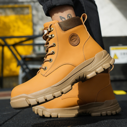 MICROFIBER-BROWN HIGH-TOP-Cadeshoes