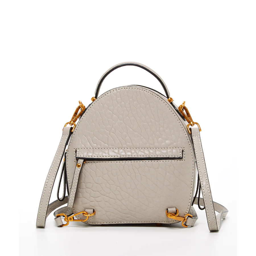 Gray Convertible Backpack Purse