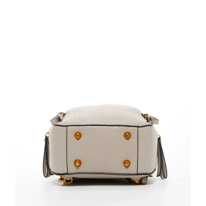 Gray Convertible Backpack Purse