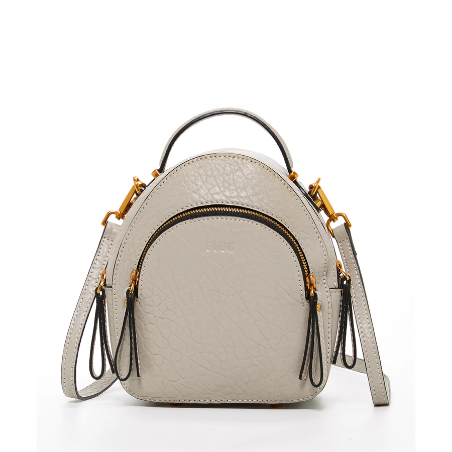 Gray Convertible Backpack Purse