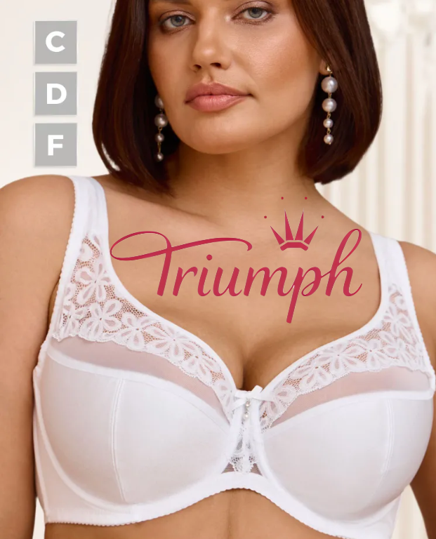 Triumph - 4 dijela 🔥 Grudnjak s printom i čipkom