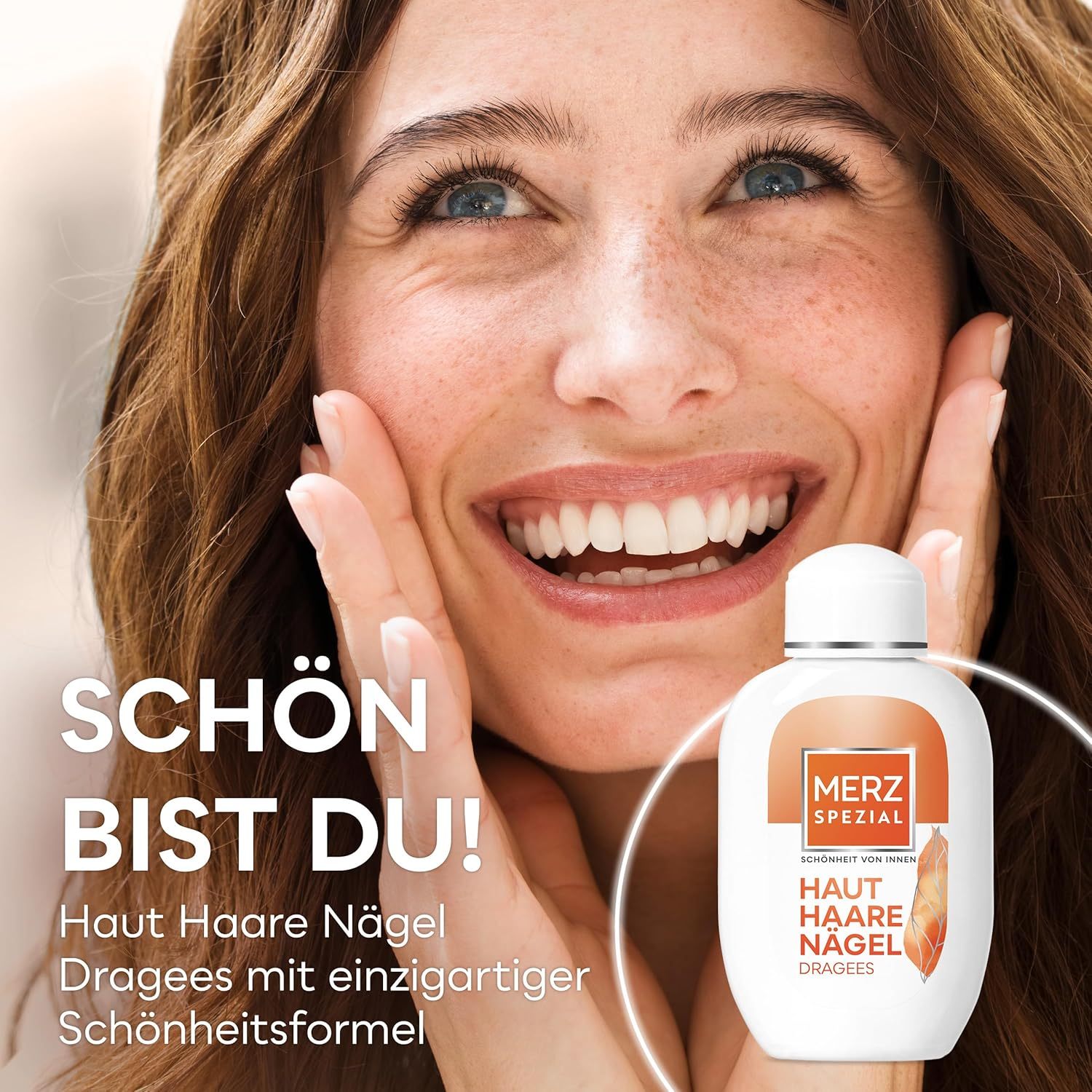 Zeveri Haut Haare Nägel Dragees – Nahrungsergänzungsmittel mit 13 Mikro-Nährstoffen für strahlende Haut, glänzendes Haar und feste Fingernägel – 1 x 120 Dragees