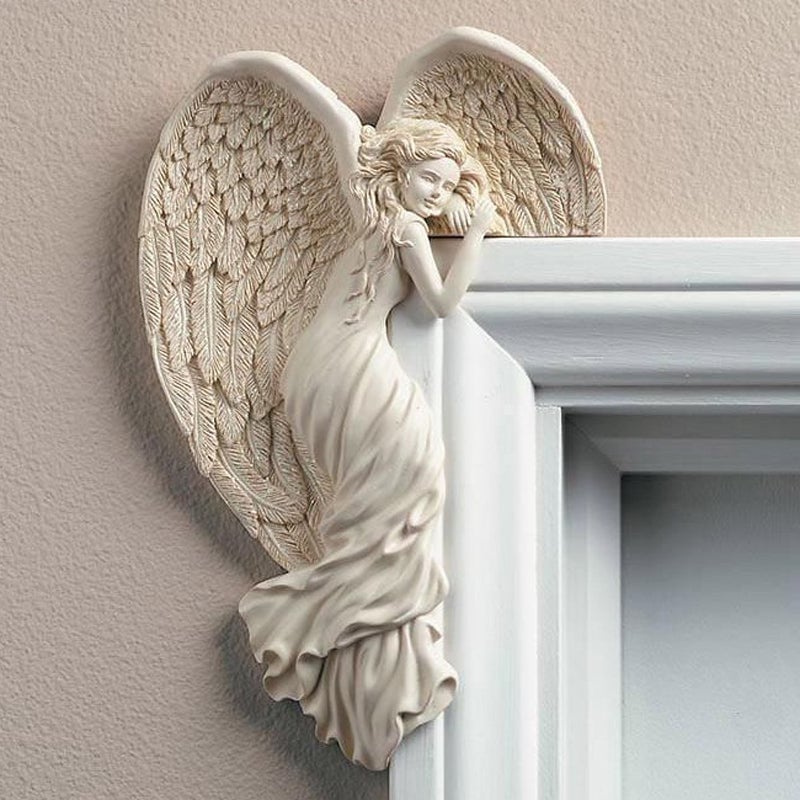 🔥Last Day Promotion 49%OFF🔥 Door Frame Angel Wings Sculpture Decor