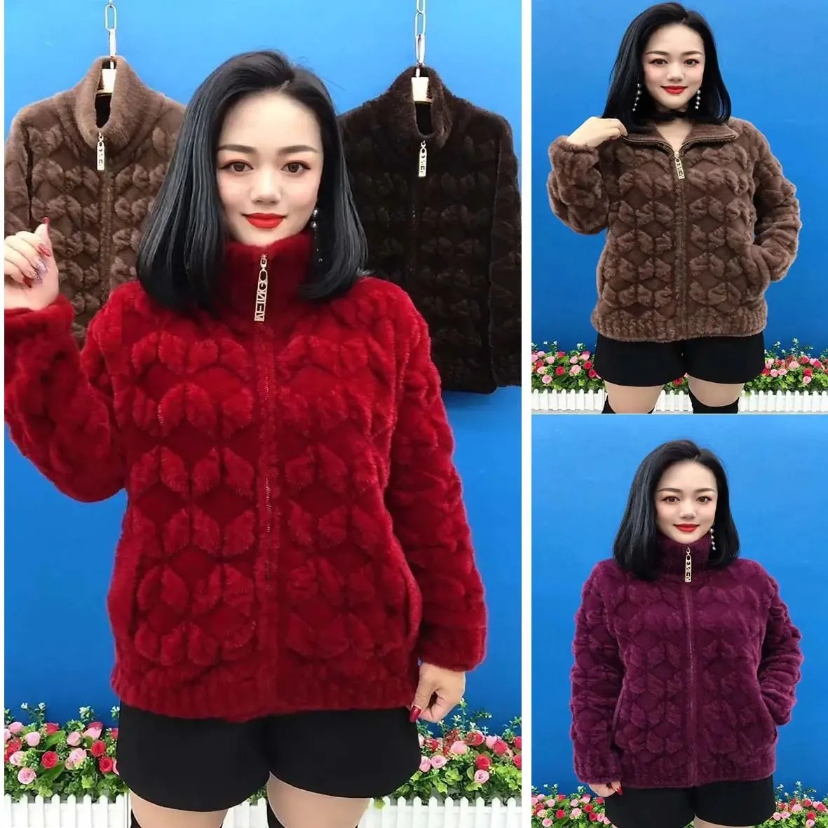 【40-100 kg】Új hosszú ujjú téli kabát