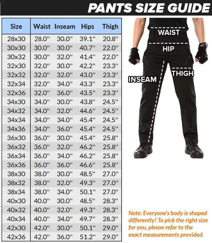 ✨LAST DAY SALE 50% OFF-MULTIFUNCTIONAL WATERPROOF AND TEAR PROOF TACTICAL PANTS-FOR MALE OR FEMALE