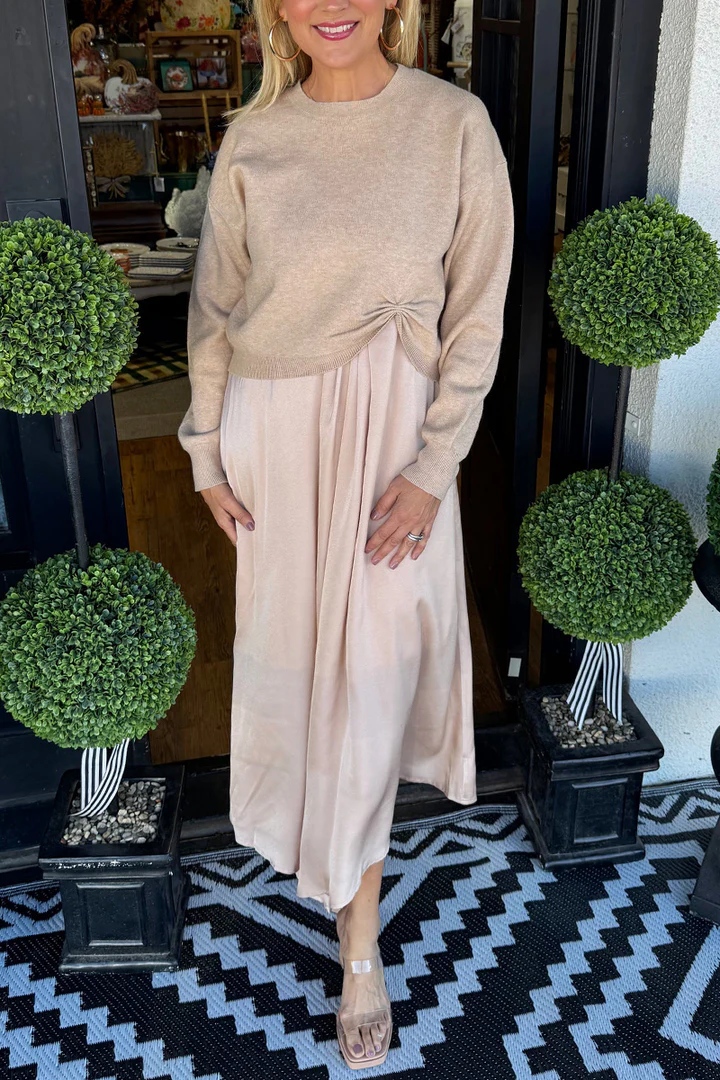 Női belső ruha + kötött rakott felső alkalmi öltöny