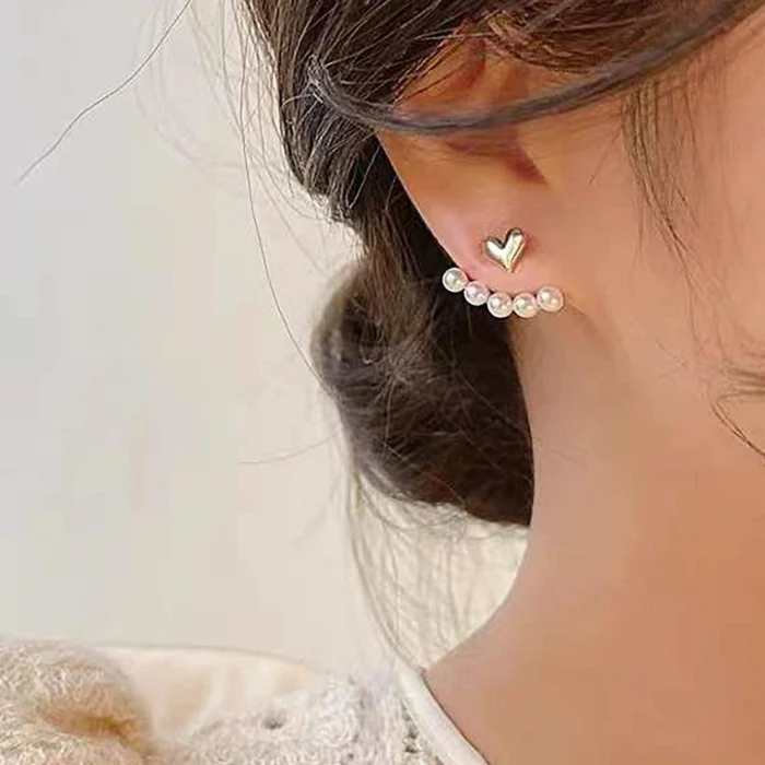 Lustrous Love Gyöngy Fülbevaló 