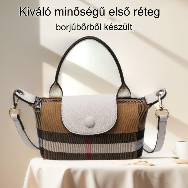 Stílusos csíkos kis válltáska