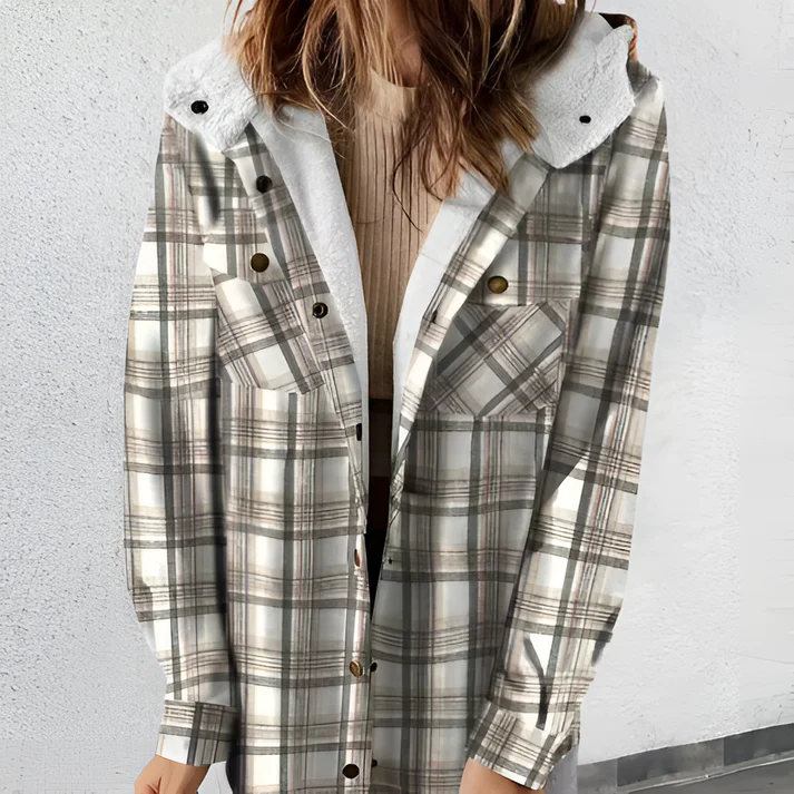 Boonro polár dzseki 🧥 Cozy Chic: Plaid Shackets & Stylish Layering Essentials ✨