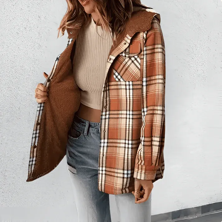 Boonro polár dzseki 🧥 Cozy Chic: Plaid Shackets & Stylish Layering Essentials ✨