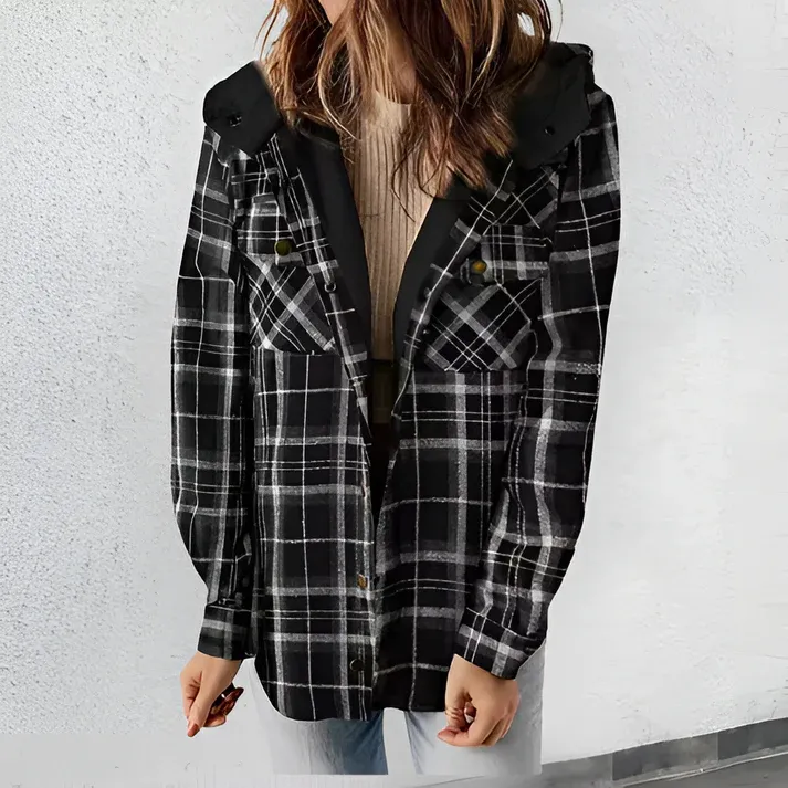 Boonro polár dzseki 🧥 Cozy Chic: Plaid Shackets & Stylish Layering Essentials ✨