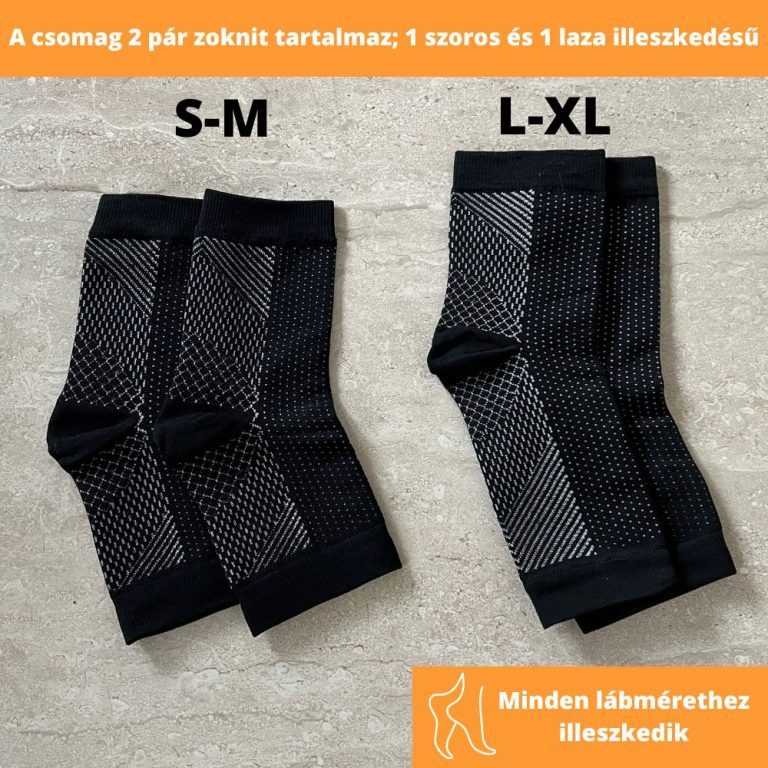 Kompressziós zokni (2 pár)