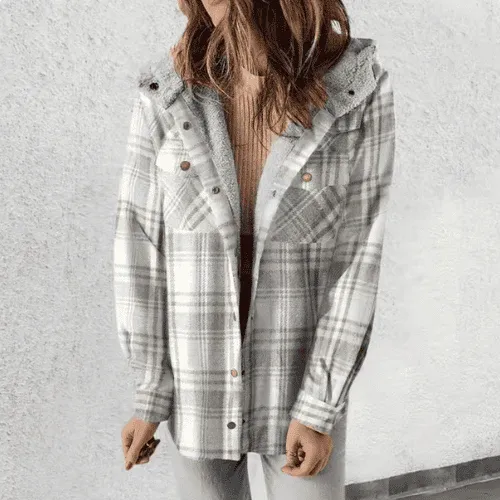 Boonro polár dzseki 🧥 Cozy Chic: Plaid Shackets & Stylish Layering Essentials ✨
