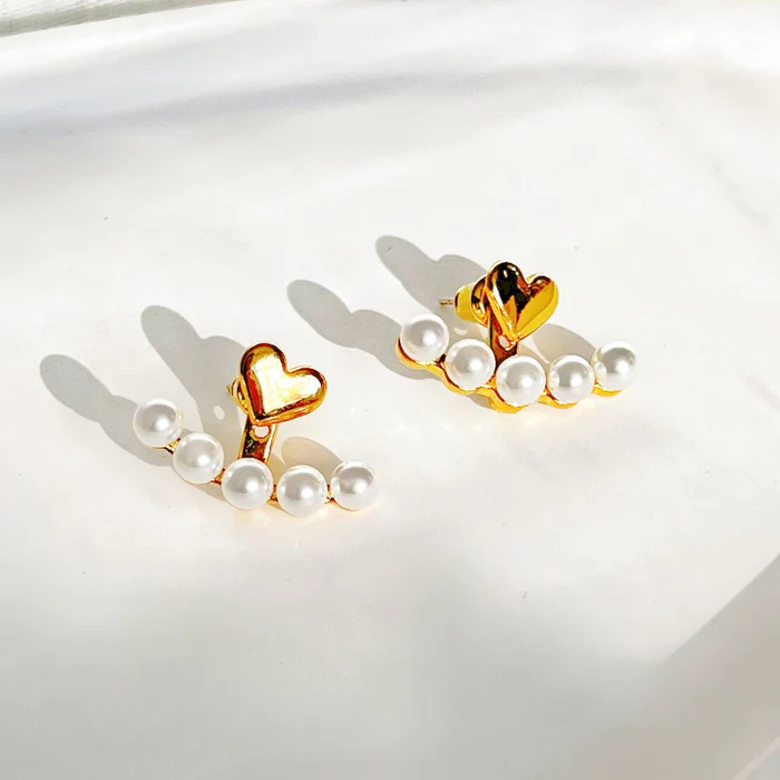 Lustrous Love Gyöngy Fülbevaló 