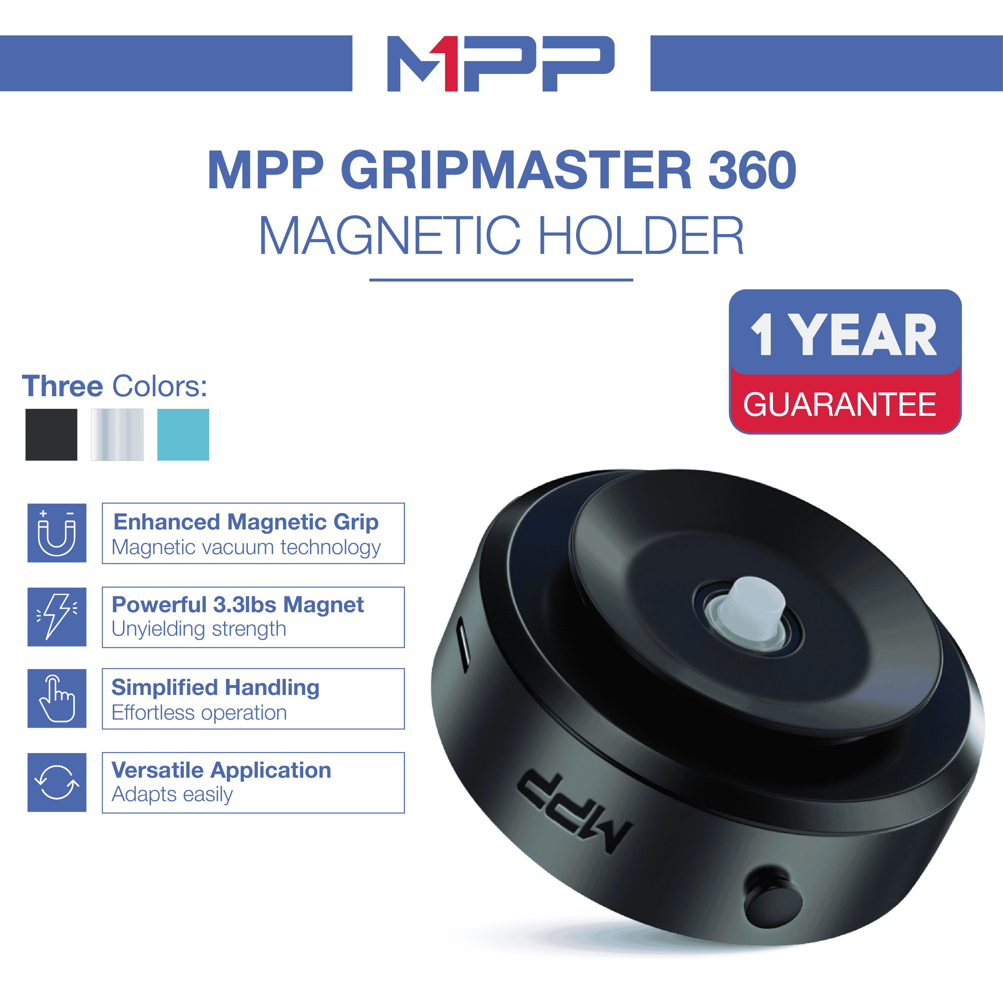 MPP GripMaster 360 mágneses tartó