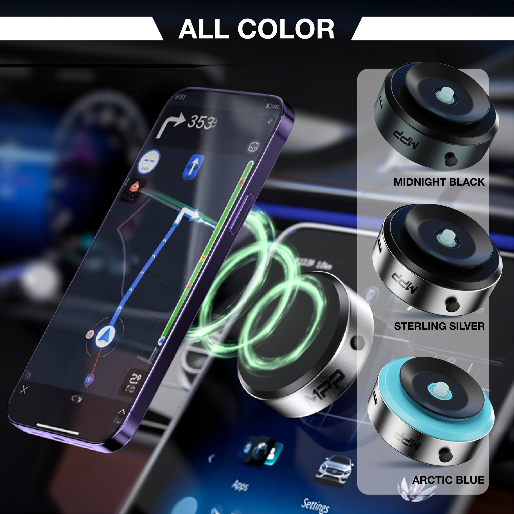 MPP GripMaster 360 mágneses tartó