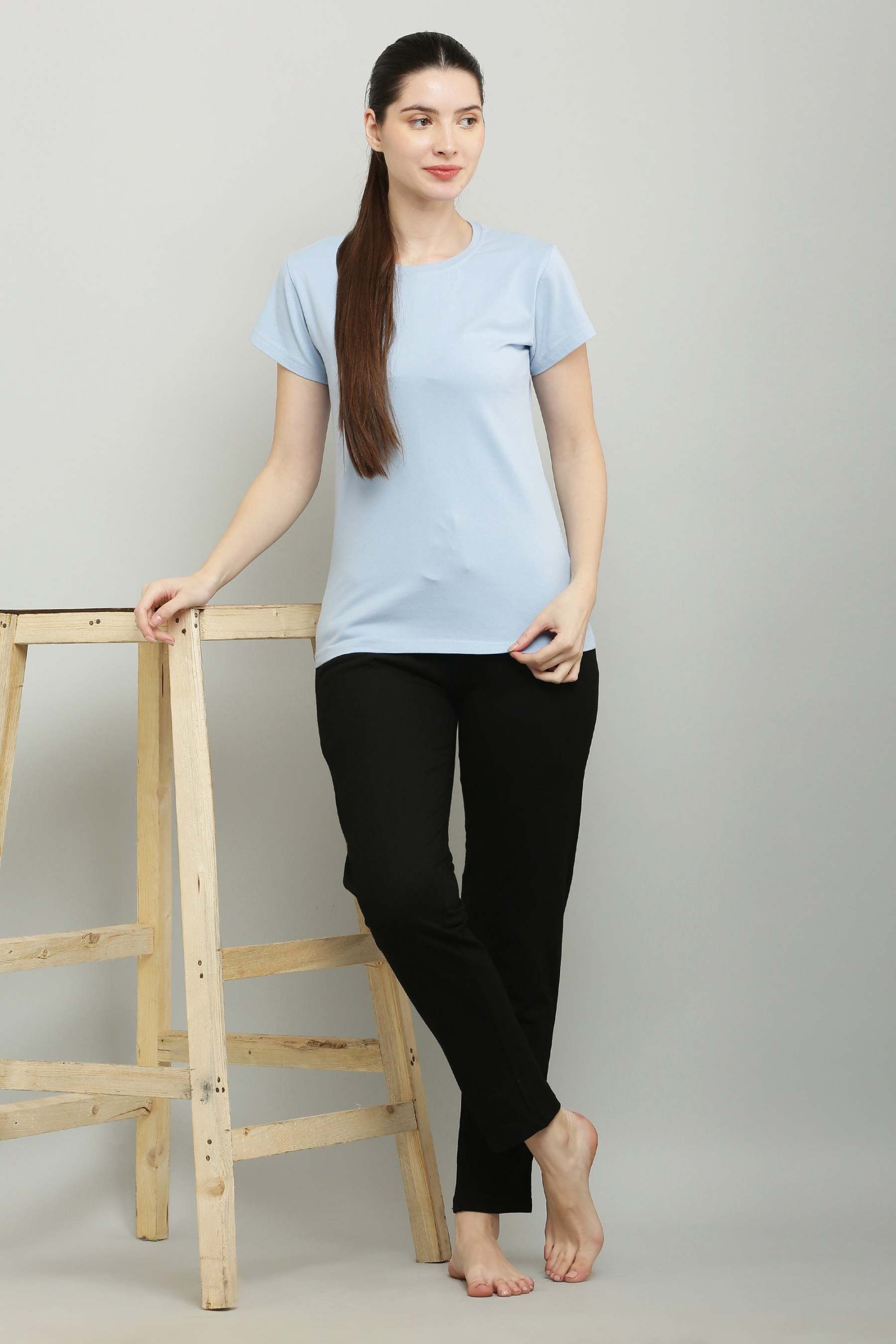 Fekete-olívazöld fésült pamut úszónadrág nőknek