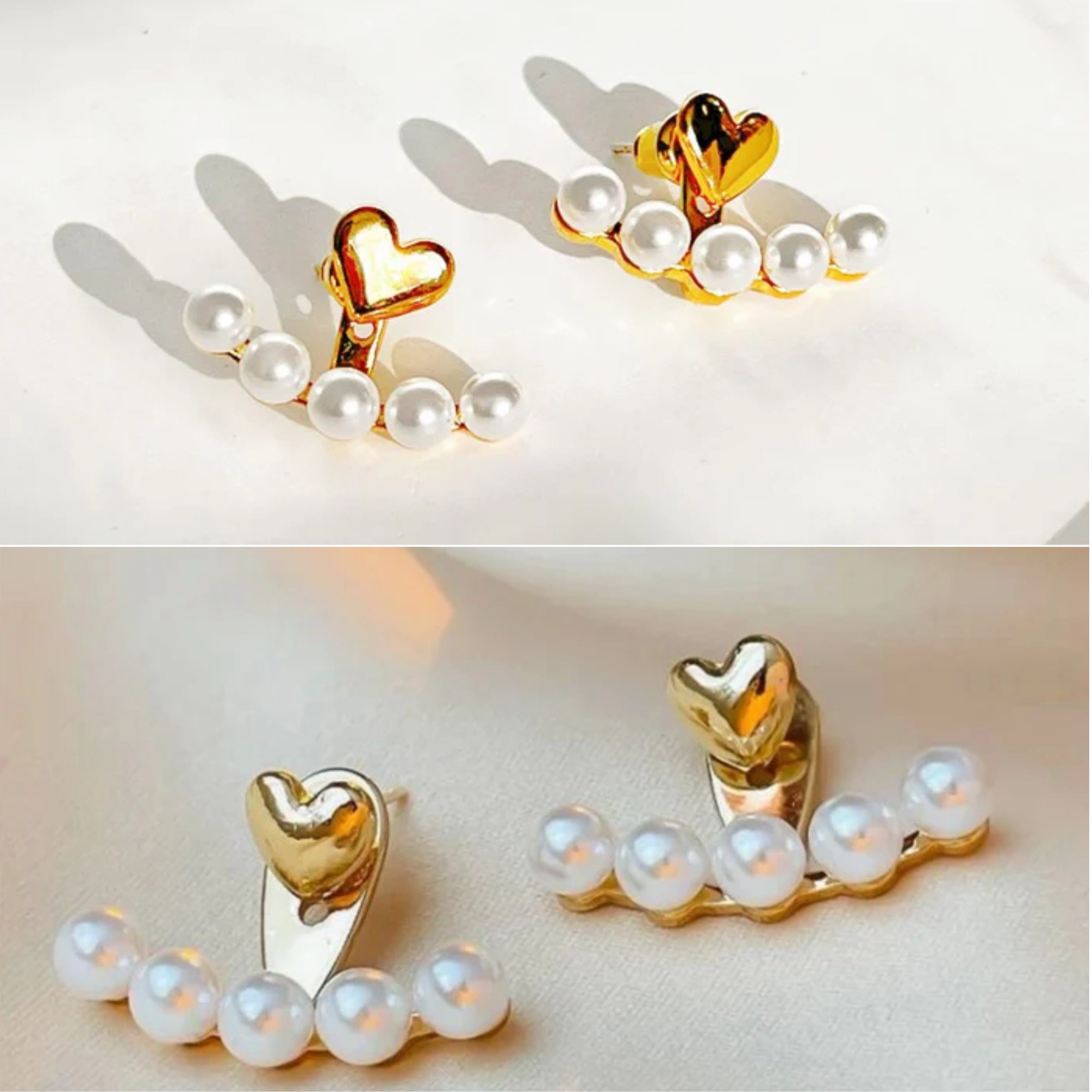 Lustrous Love Gyöngy Fülbevaló 