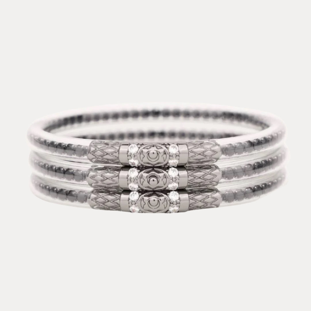 24 karátos gyémánt hatcsillagos háromrétegű karkötő