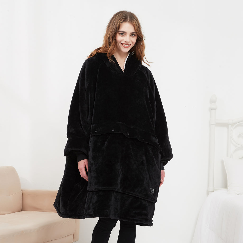 Fűthető Snuggie kapucnis pulóver