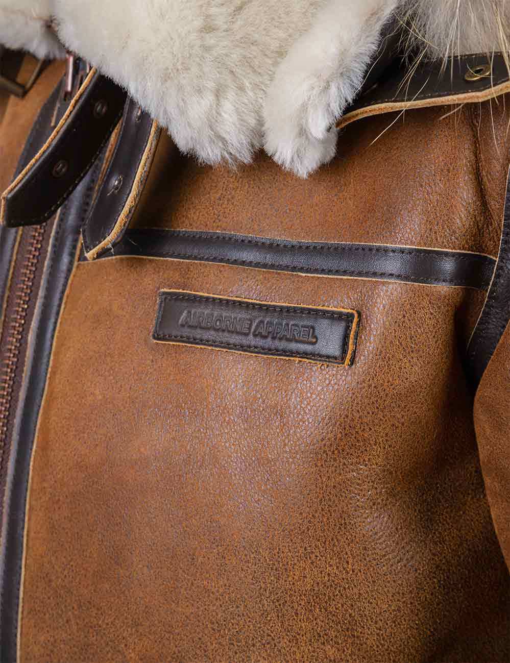 Aron™ | Bomberdzseki szőrmés kapucnival