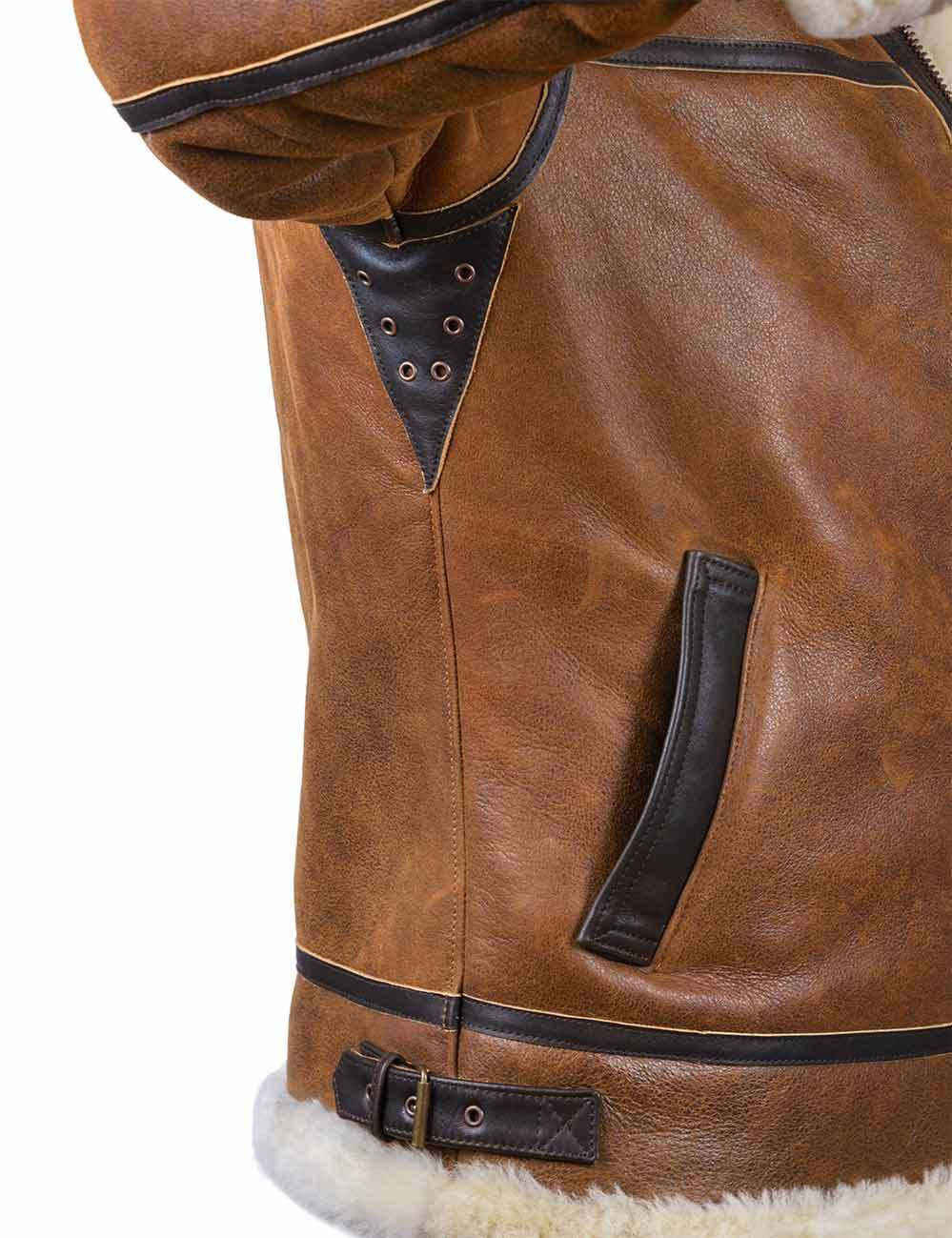 Aron™ | Bomberdzseki szőrmés kapucnival