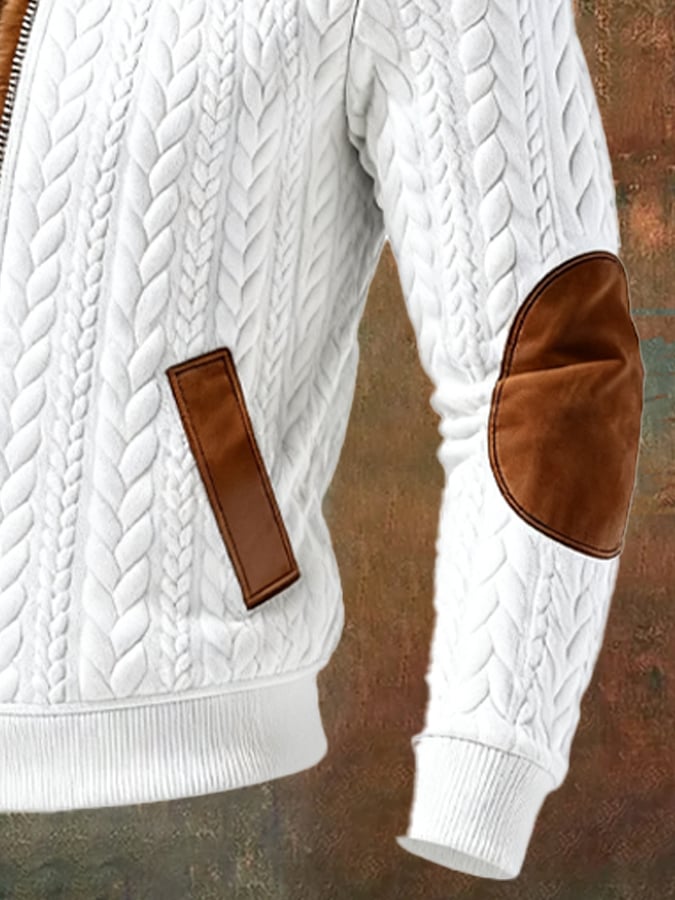 MAISON CLÉMENT PARIS™ | FEHÉR KÖTÖTT KABÁT MELEG BÉLÉSSEL