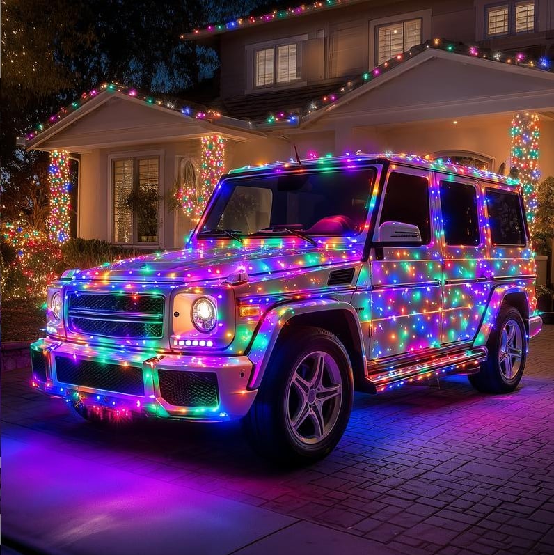 Többszínű mini LED-es fényfüzér