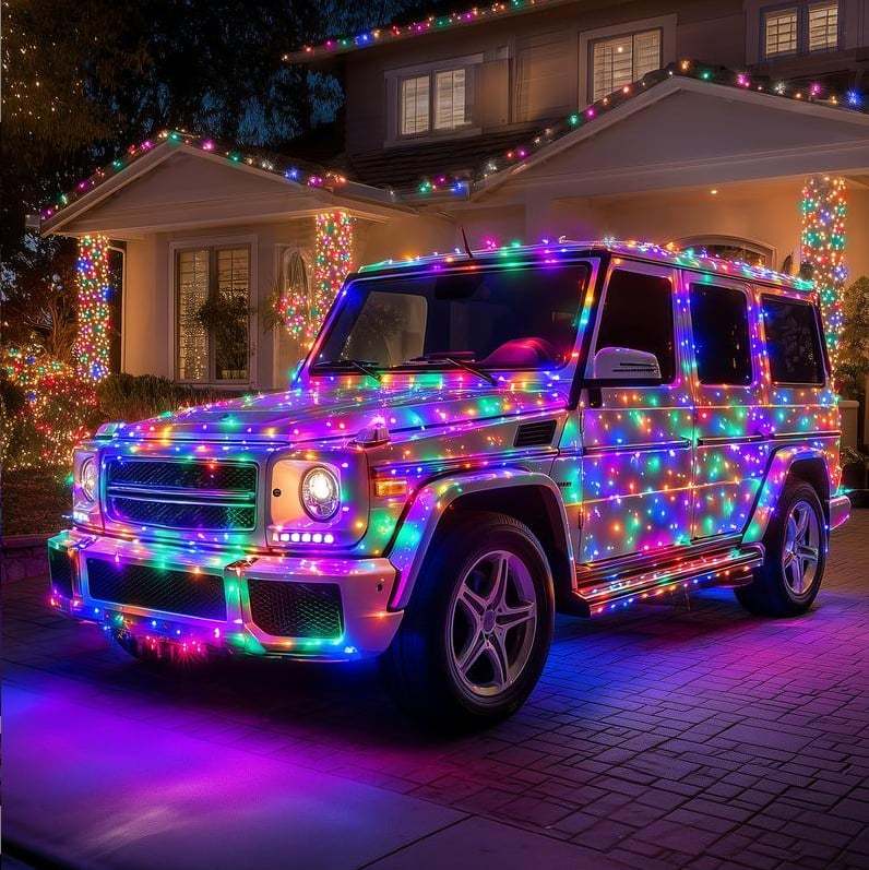 Többszínű mini LED-es fényfüzér