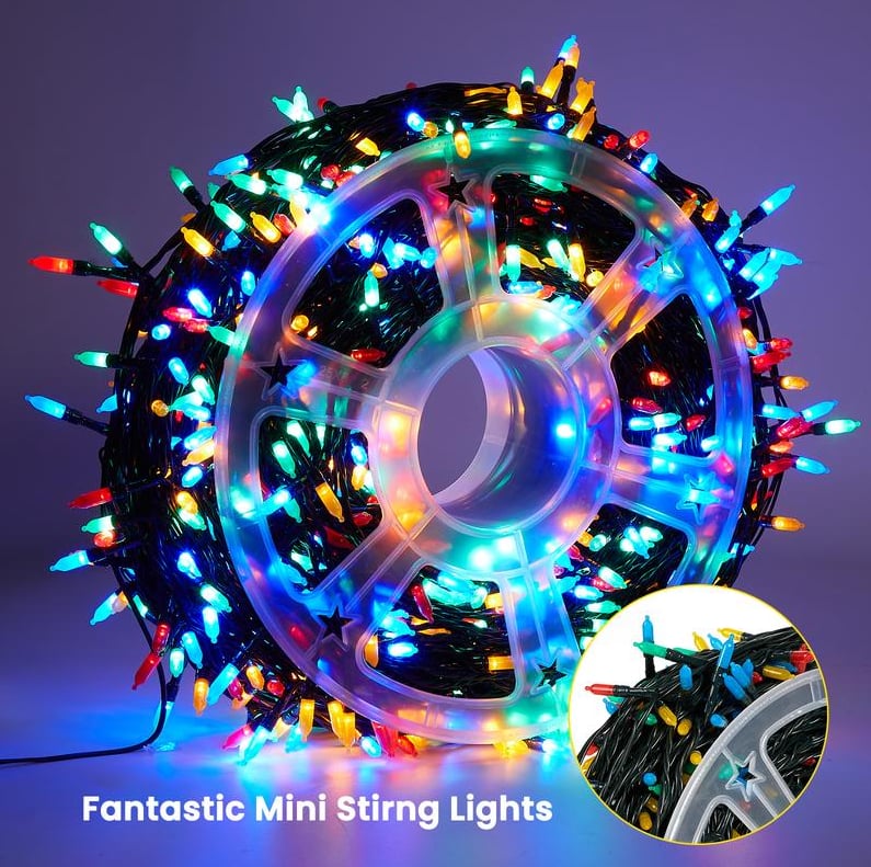 Többszínű mini LED-es fényfüzér