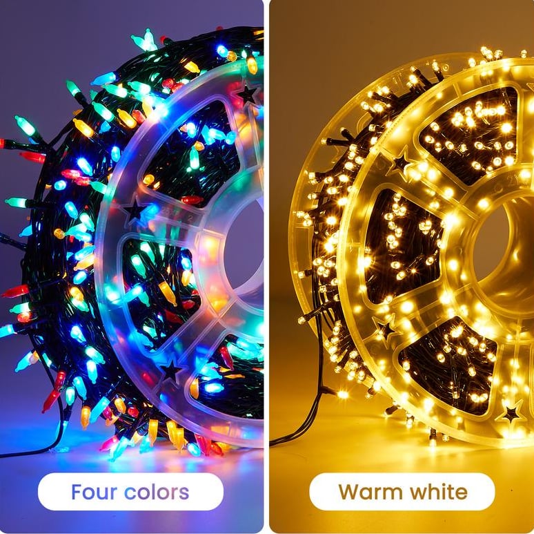 Többszínű mini LED-es fényfüzér