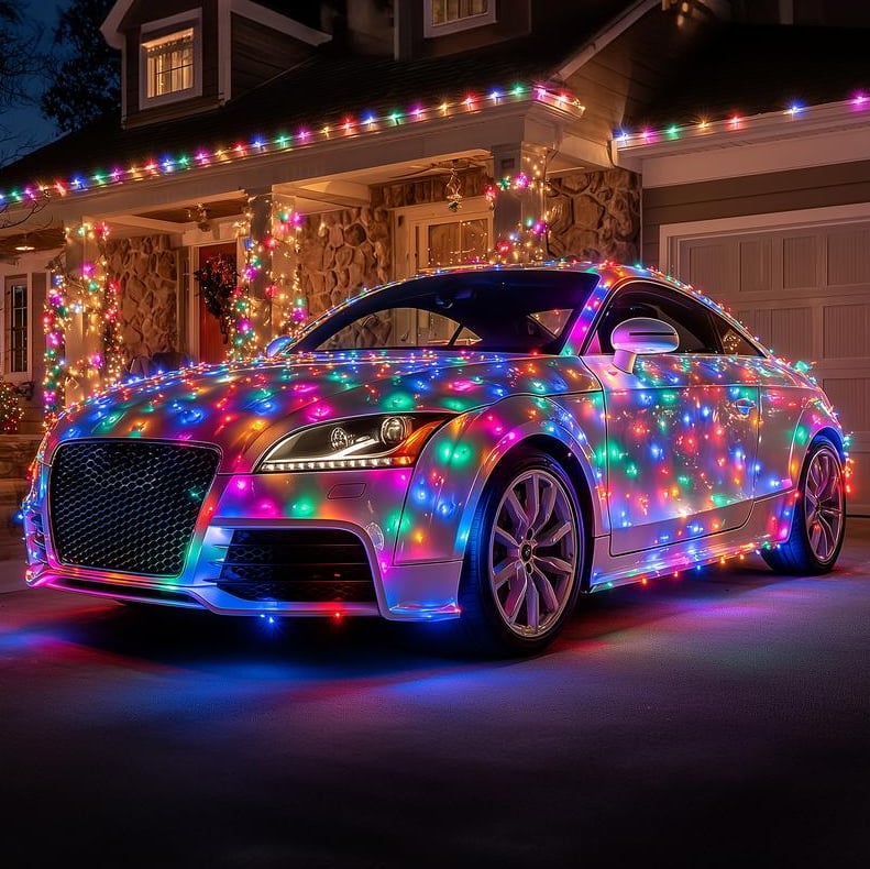 Többszínű mini LED-es fényfüzér