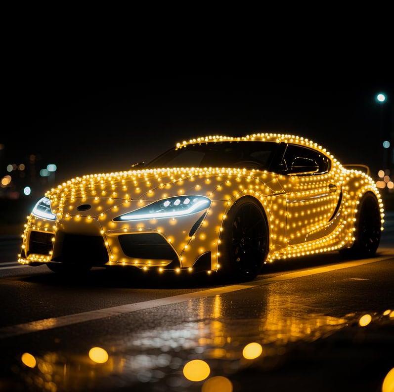 Többszínű mini LED-es fényfüzér