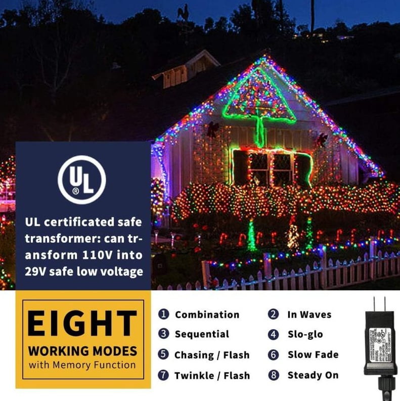 Többszínű mini LED-es fényfüzér