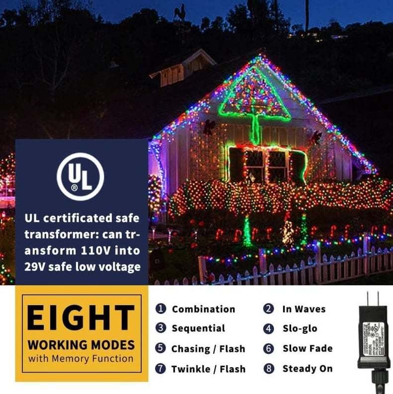 Többszínű mini LED-es fényfüzér