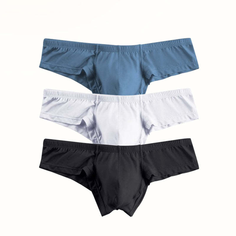 🔥Vásárolj 2-t, kapsz 1-et ingyen 🔥Egyszínű, légáteresztő férfi alacsony derekú alsó